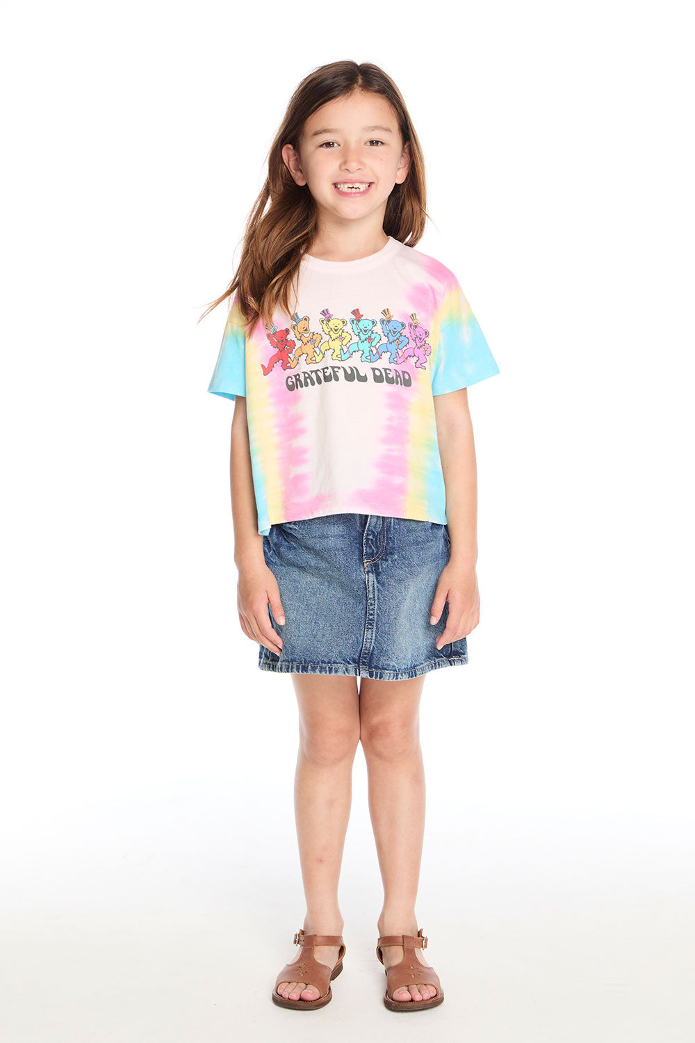 Grateful Dead Tie Dye Dancing Bears Tee Girls chaserbrand