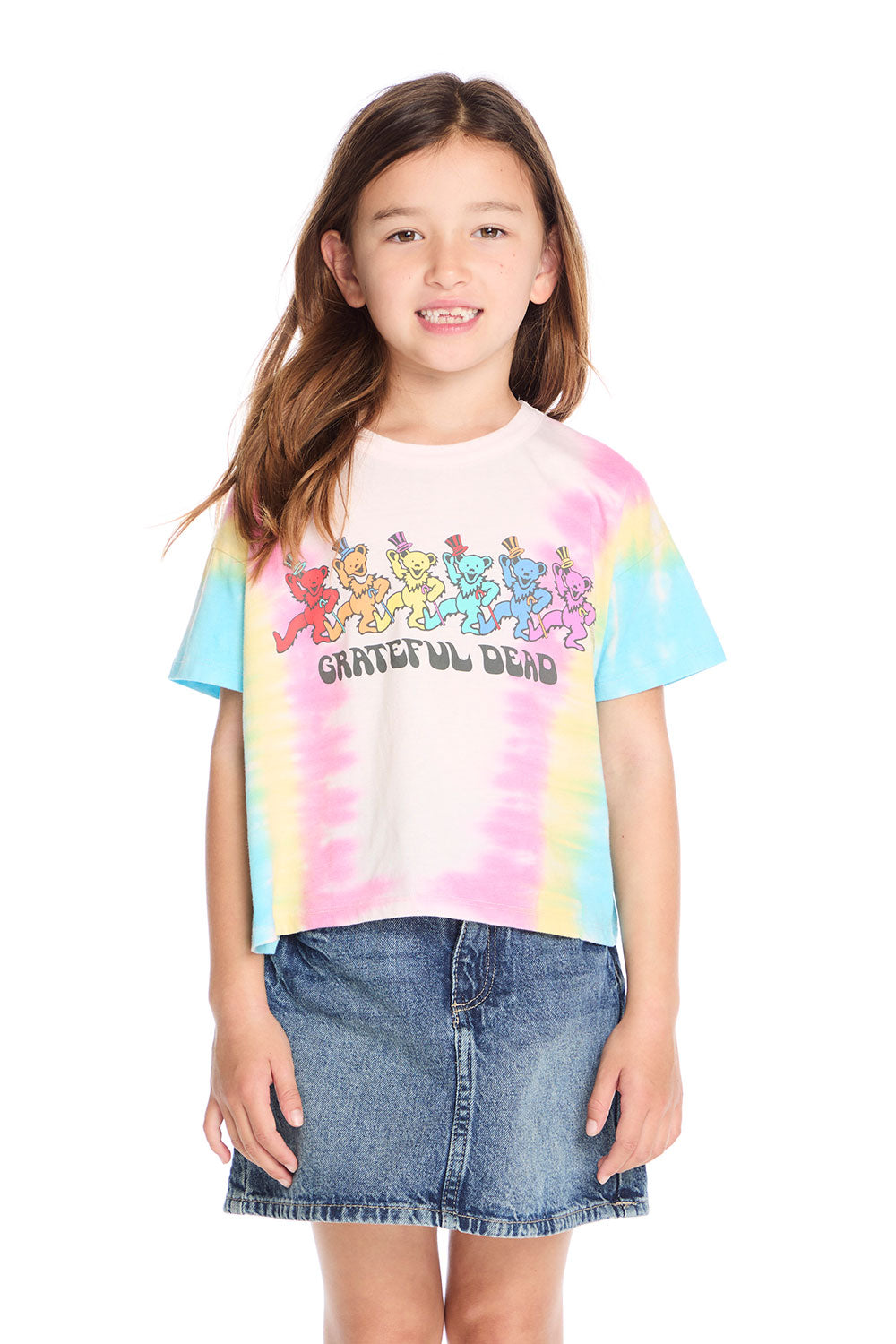 Grateful Dead Tie Dye Dancing Bears Tee Girls chaserbrand