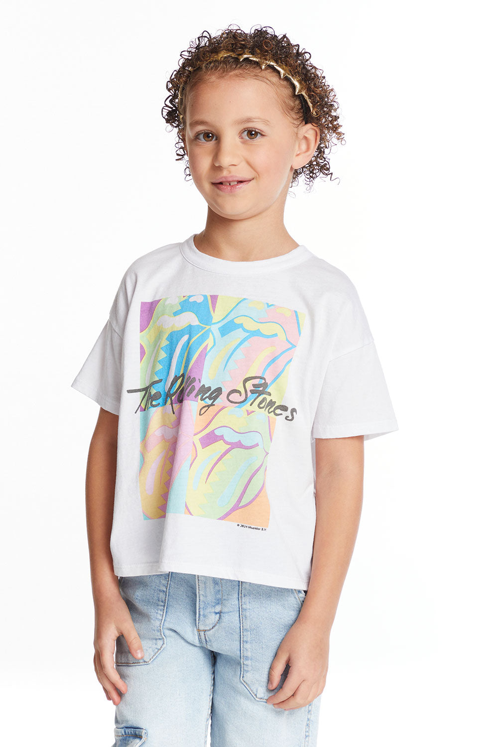 Rolling Stones Multi Logo Girls Tee Girls chaserbrand