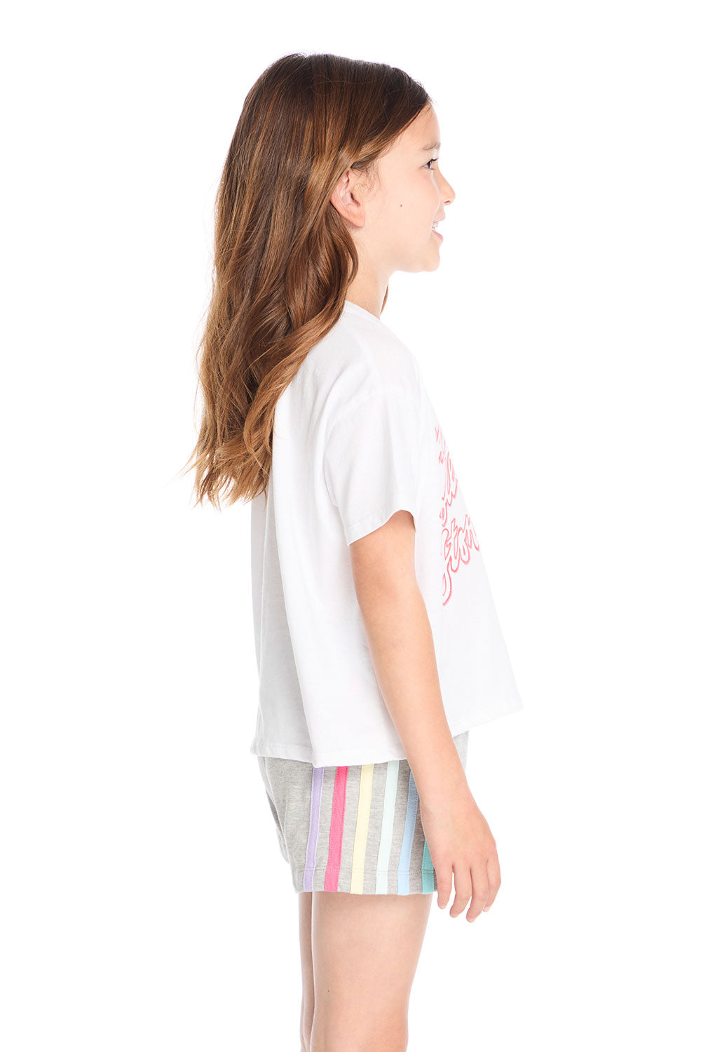 Rolling Stones Painterly Tongue Logo Tee Girls chaserbrand
