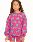 Leopard Drew Long Sleeve Tee GIRLS chaserbrand