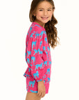 Leopard Drew Long Sleeve Tee GIRLS chaserbrand