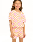 Daisy Check Romper GIRLS chaserbrand