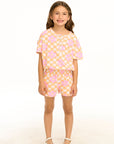 Daisy Check Romper GIRLS chaserbrand