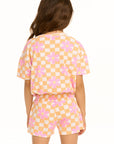 Daisy Check Romper GIRLS chaserbrand