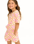 Daisy Check Romper GIRLS chaserbrand