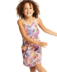 Luna Cosmic Sunset Print Mini Dress GIRLS chaserbrand