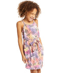 Luna Cosmic Sunset Print Mini Dress GIRLS chaserbrand