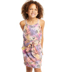 Luna Cosmic Sunset Print Mini Dress GIRLS chaserbrand