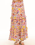 Adia Sunny Days Print Midi Skirt GIRLS chaserbrand