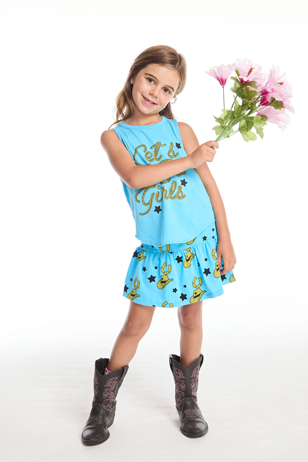 Let’s Go Girls Peplum Skort GIRLS chaserbrand
