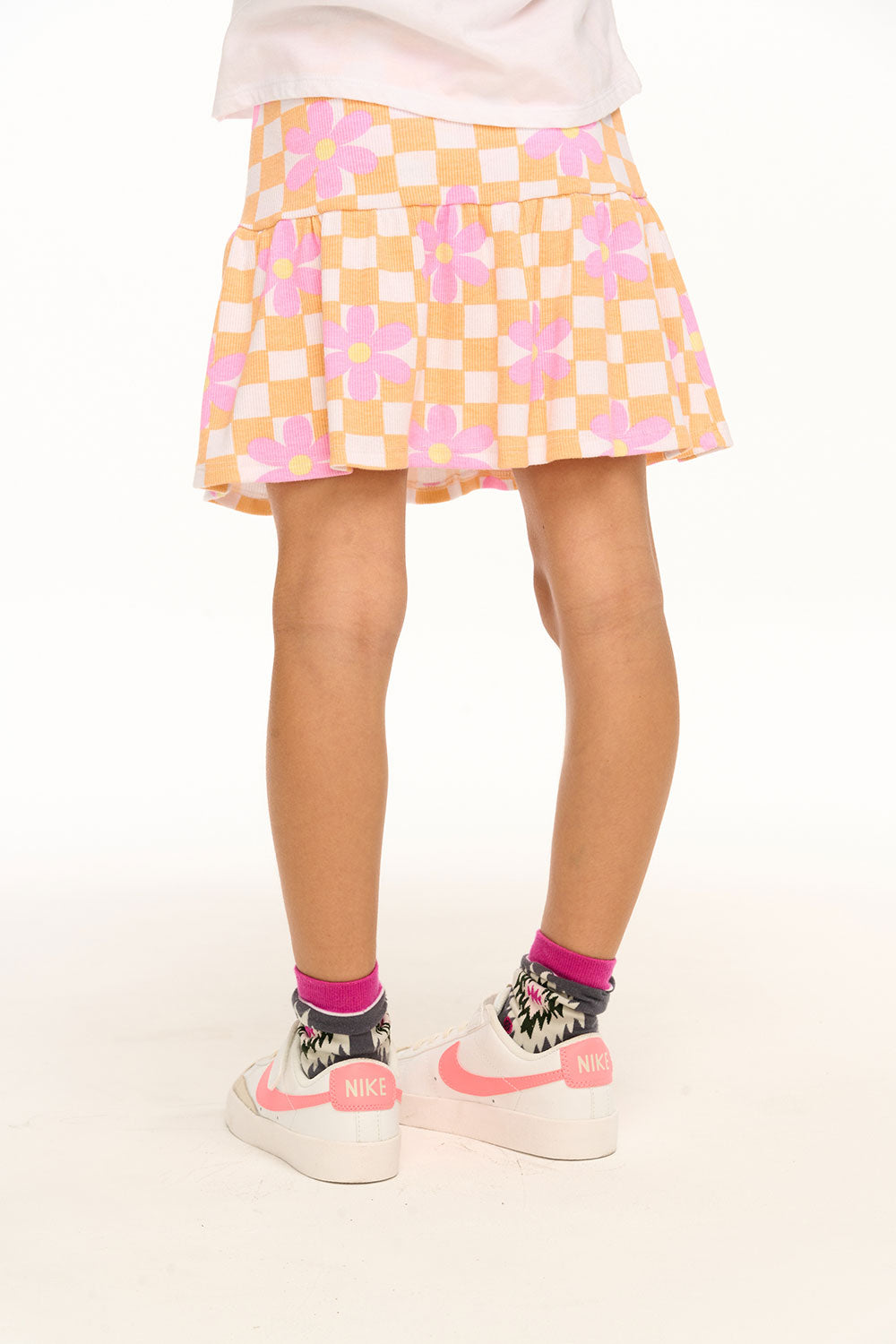 Daisy Check Skirt chaser