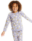Smiley Daisies Long Sleeve Ruffle Top GIRLS chaserbrand