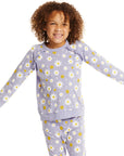 Smiley Daisies Long Sleeve Ruffle Top GIRLS chaserbrand