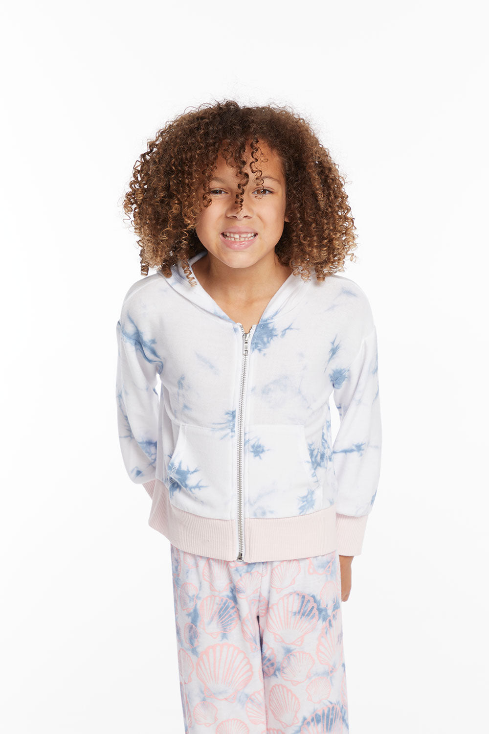 Mermaid Shell Girls Zip-up Hoodie GIRLS chaserbrand