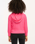 Puffy Flamingo Pink Cozy Knit Zip Up Hoodie GIRLS chaserbrand