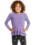 Veronica Purple Long Sleeve Tee GIRLS chaserbrand