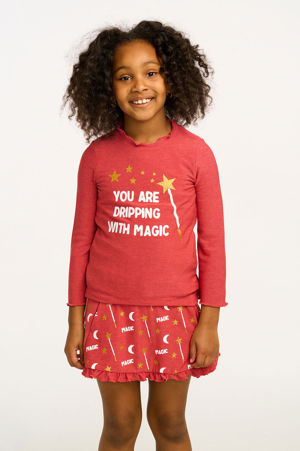 Allover Magic Ruffle Skort GIRLS chaserbrand