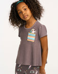 Unicorn Rainbow Puff Sleeve Tee GIRLS chaserbrand