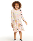 Puff Sweet Treats Long Sleeve Dress with Twirl Skirt GIRLS chaserbrand