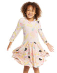 Puff Sweet Treats Long Sleeve Dress with Twirl Skirt GIRLS chaserbrand