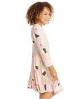 Puff Sweet Treats Long Sleeve Dress with Twirl Skirt GIRLS chaserbrand