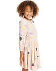 Puff Sweet Treats Long Sleeve Dress with Twirl Skirt GIRLS chaserbrand
