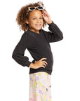Blouson Sleeve Licorice Raglan Pullover GIRLS chaserbrand