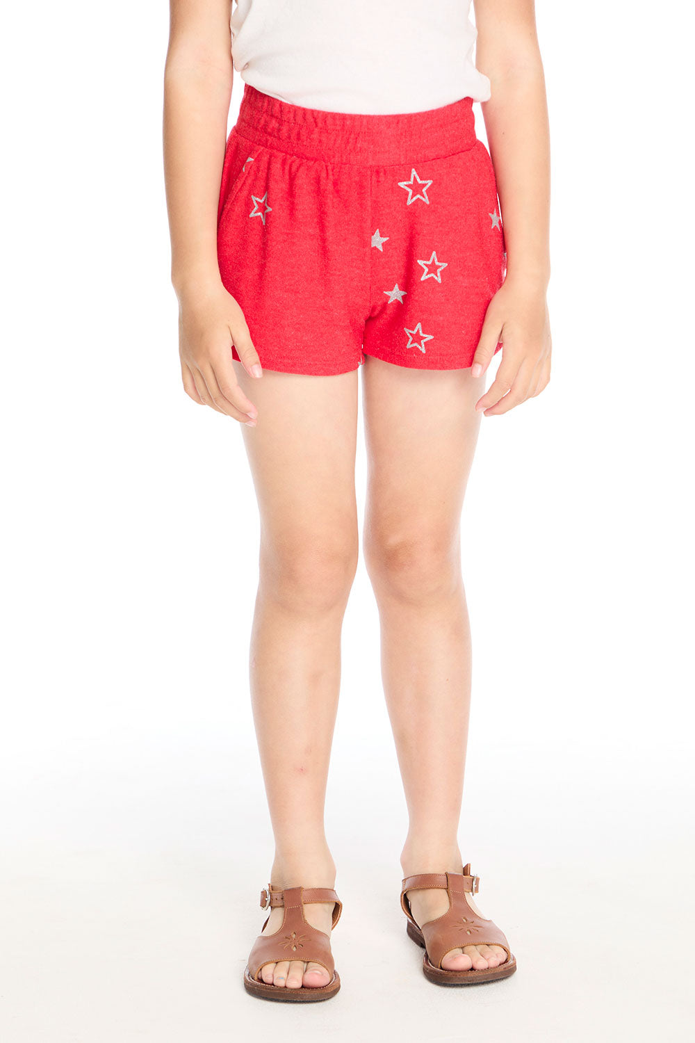 Jade Crimson Glitter Stars Shorts Girls chaserbrand