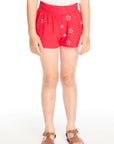 Jade Crimson Glitter Stars Shorts Girls chaserbrand
