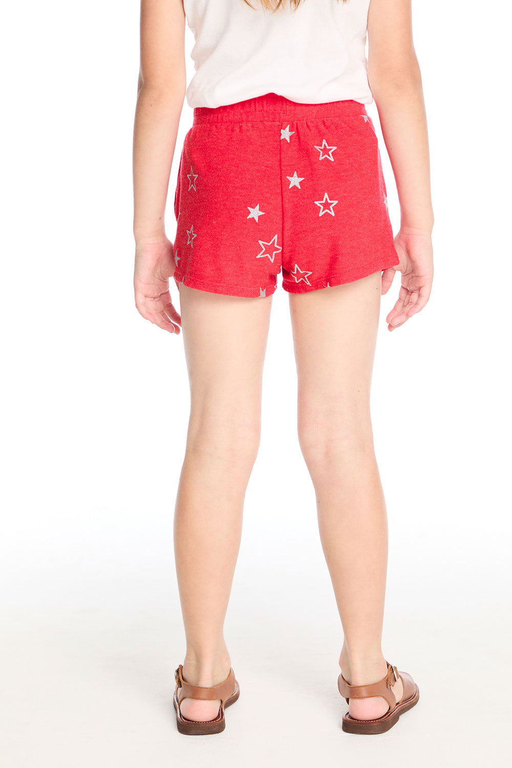 Jade Crimson Glitter Stars Shorts Girls chaserbrand