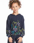 Colorful Hearts Girls Long Sleeve Girls chaserbrand