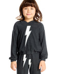 Glitter Bolt Hoodie Girls chaserbrand