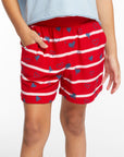 Heart Stripe Girls Shorts GIRLS chaserbrand