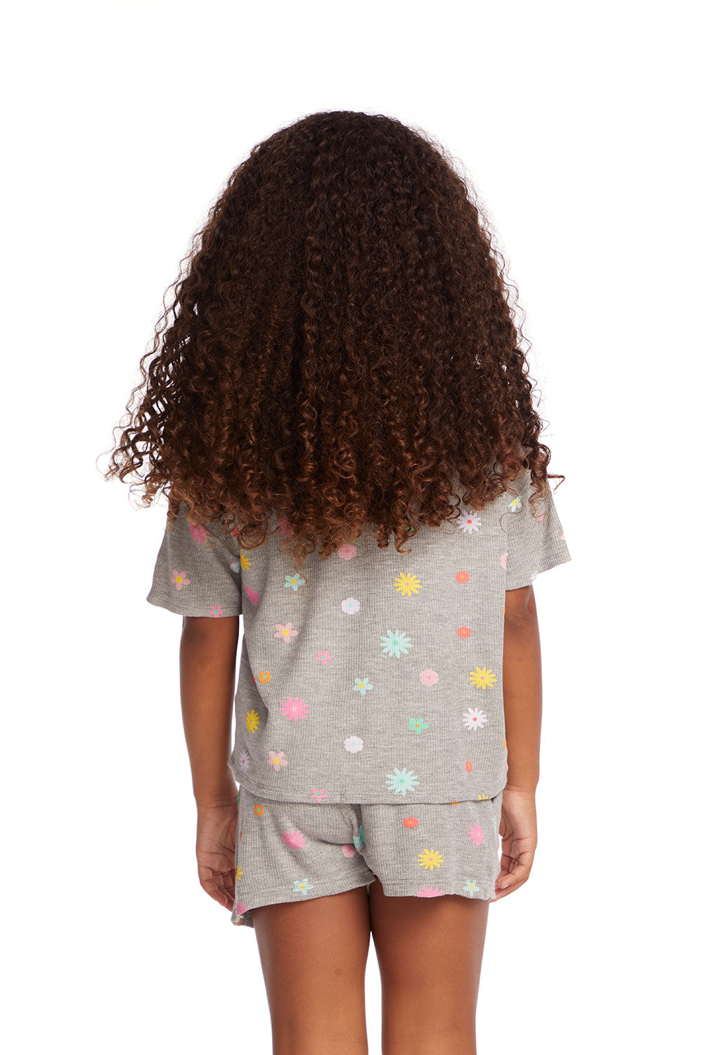 Devin Embroidered Flowers Girls Tee GIRLS chaserbrand