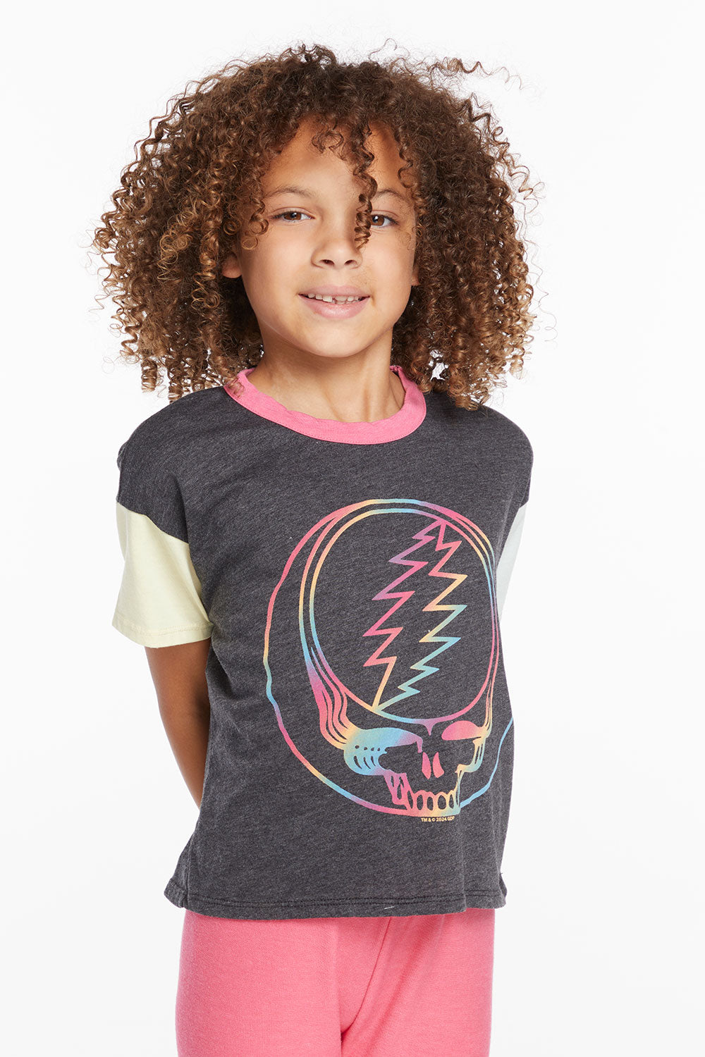 Grateful Dead Steal Your Face Rainbow Girls Tee GIRLS chaserbrand