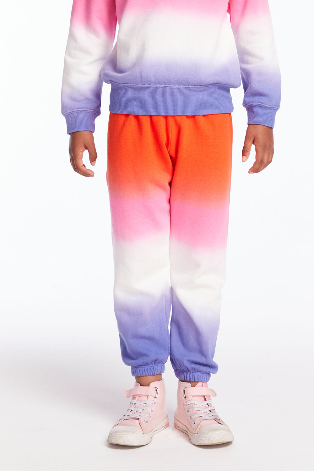 Slim Slouchy Candy Sunset Girls Sweatpants Girls chaserbrand