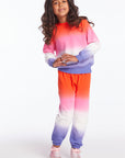 Slim Slouchy Candy Sunset Girls Sweatpants Girls chaserbrand