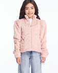 Girls Pinky Puff Sleeve Jacket Girls chaserbrand