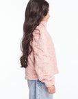 Girls Pinky Puff Sleeve Jacket Girls chaserbrand