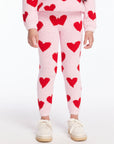 Fuzzy Fleece Sugar Heart Girls Legging Girls chaserbrand