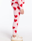 Fuzzy Fleece Sugar Heart Girls Legging Girls chaserbrand