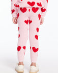 Fuzzy Fleece Sugar Heart Girls Legging Girls chaserbrand