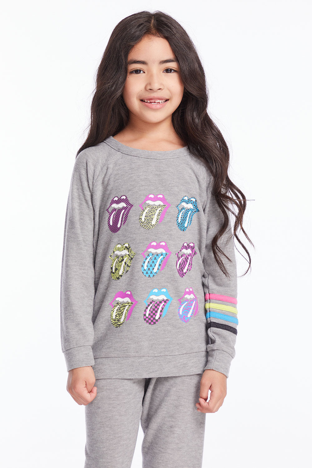 Rolling Stones Multi Logo Girls Long Sleeve Girls chaserbrand