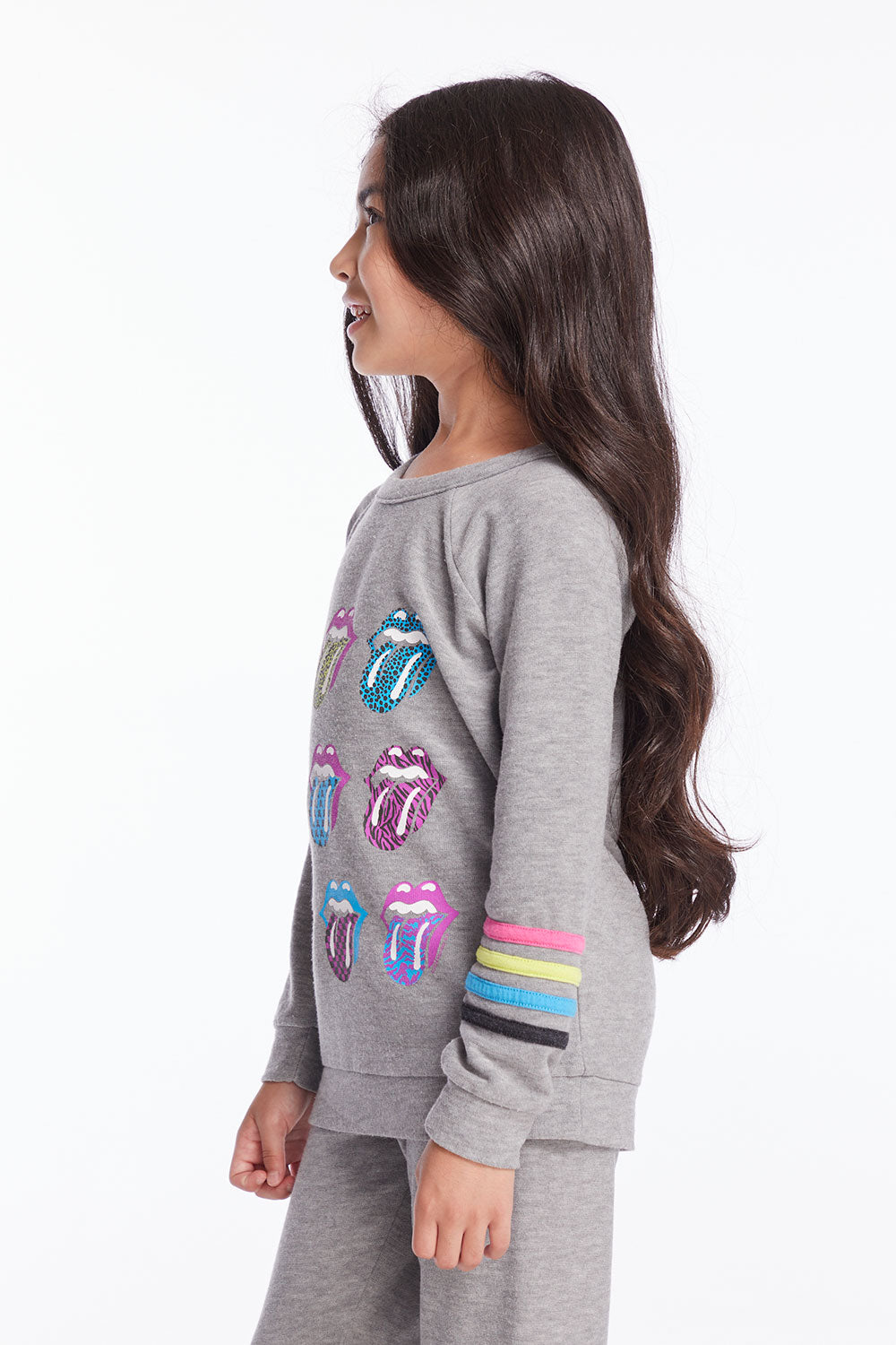 Rolling Stones Multi Logo Girls Long Sleeve Girls chaserbrand