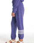 Slim Slouchy Frost Blue Girls Pant with Strappings GIRLS chaserbrand