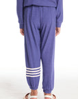 Slim Slouchy Frost Blue Girls Pant with Strappings GIRLS chaserbrand