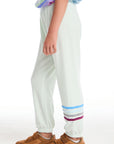Slim Slouchy Mint Green Girls Pant with Strappings GIRLS chaserbrand