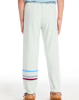Slim Slouchy Mint Green Girls Pant with Strappings GIRLS chaserbrand