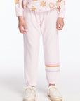 Slim Slouchy Pinky Girls Pant with Strappings Girls chaserbrand